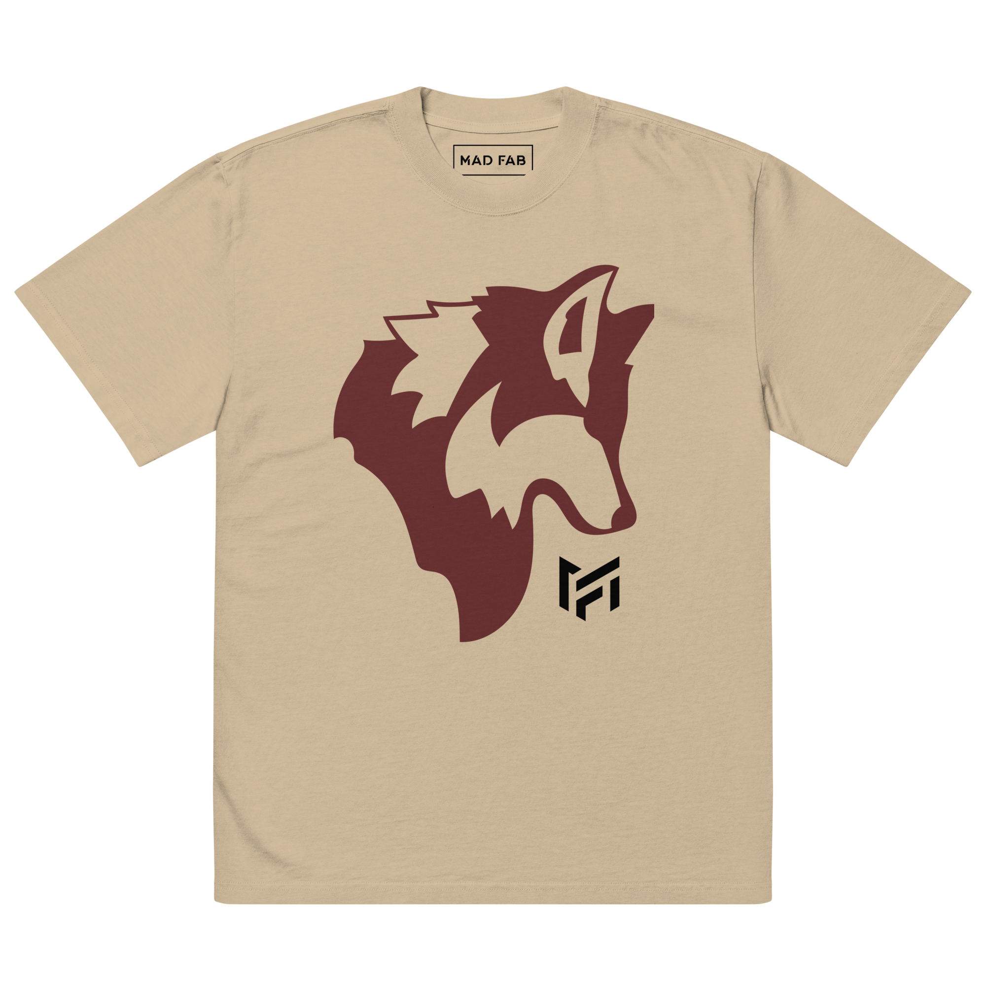 Wolf Oversized Shirt - Basic – Mad Fab