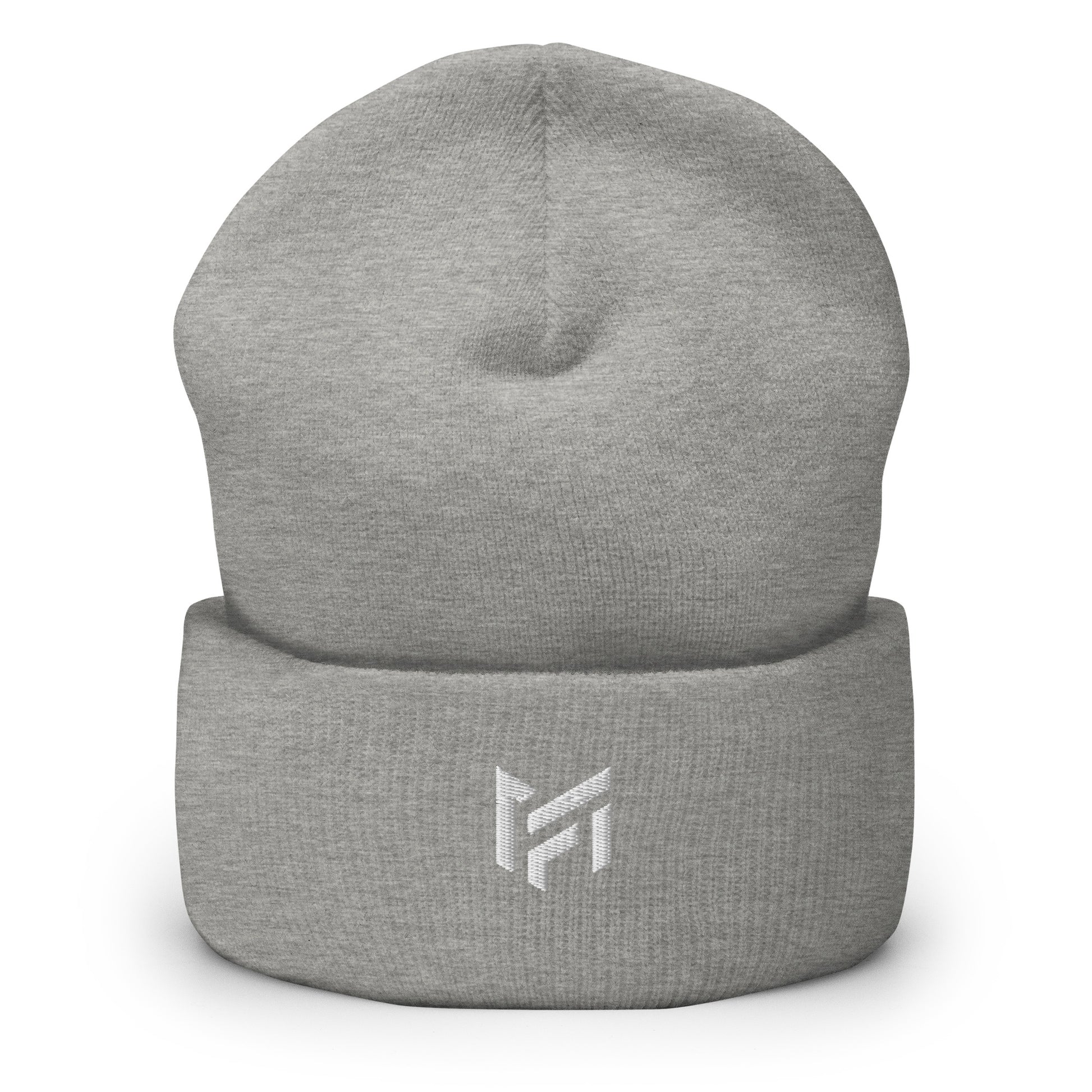 Cuffed Beanie - White Logo