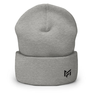 Cuffed Beanie - Side Logo BLK